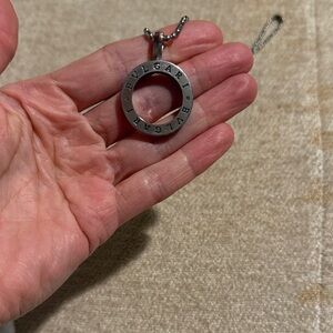 Bulgari Circular Silver Necklace